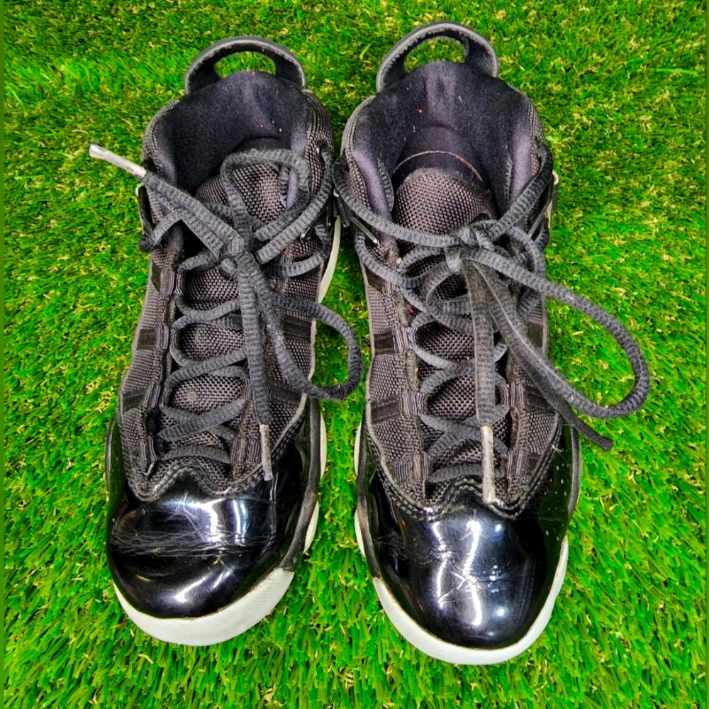 JORDAN | Youth Retro Black Patent Leather